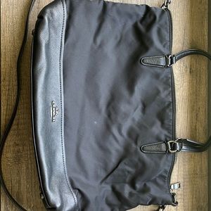 Vintage Nylon Coach black handbag.